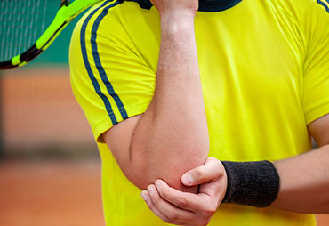 Tennis elobw injury treatment